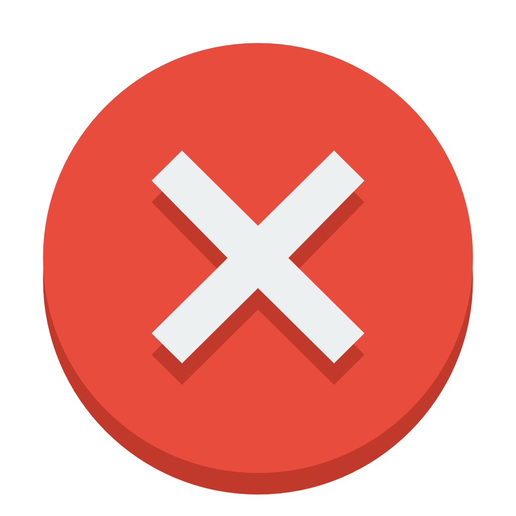 Free red error icon - Download red error icon