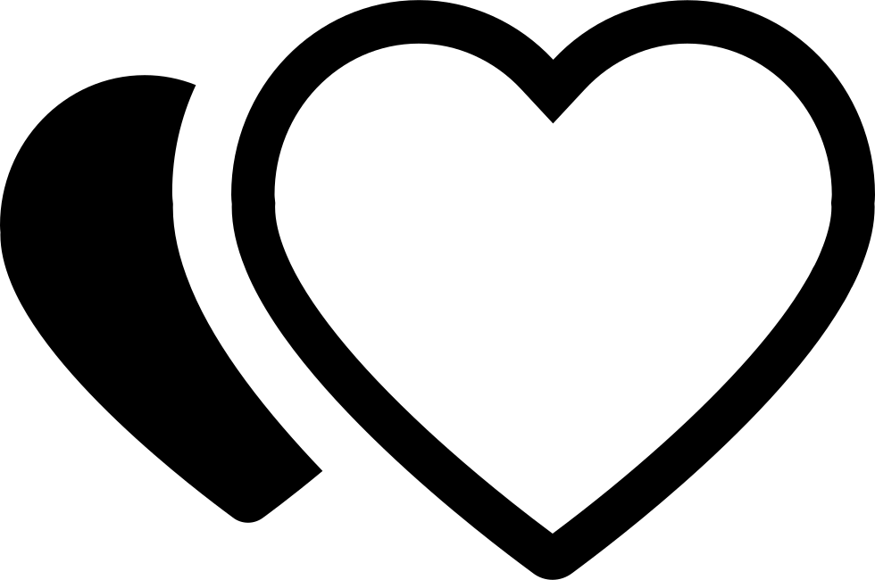 Heart,Clip art,Organ,Heart,Love,Symbol,Black-and-white,Line art,Graphics