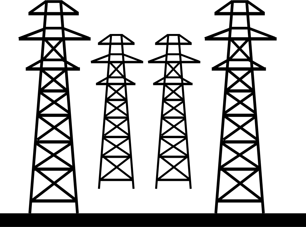 Tower,Landmark,Transmission tower,Line,Text,Electricity,Electrical supply,Public utility,Parallel,Font,Design,Architecture,Illustration,Line art,Tree,Black-and-white,Symmetry,Art,Plant,Pattern,Column,Outdoor structure,Drawing,Overhead power line,Metal,Sty