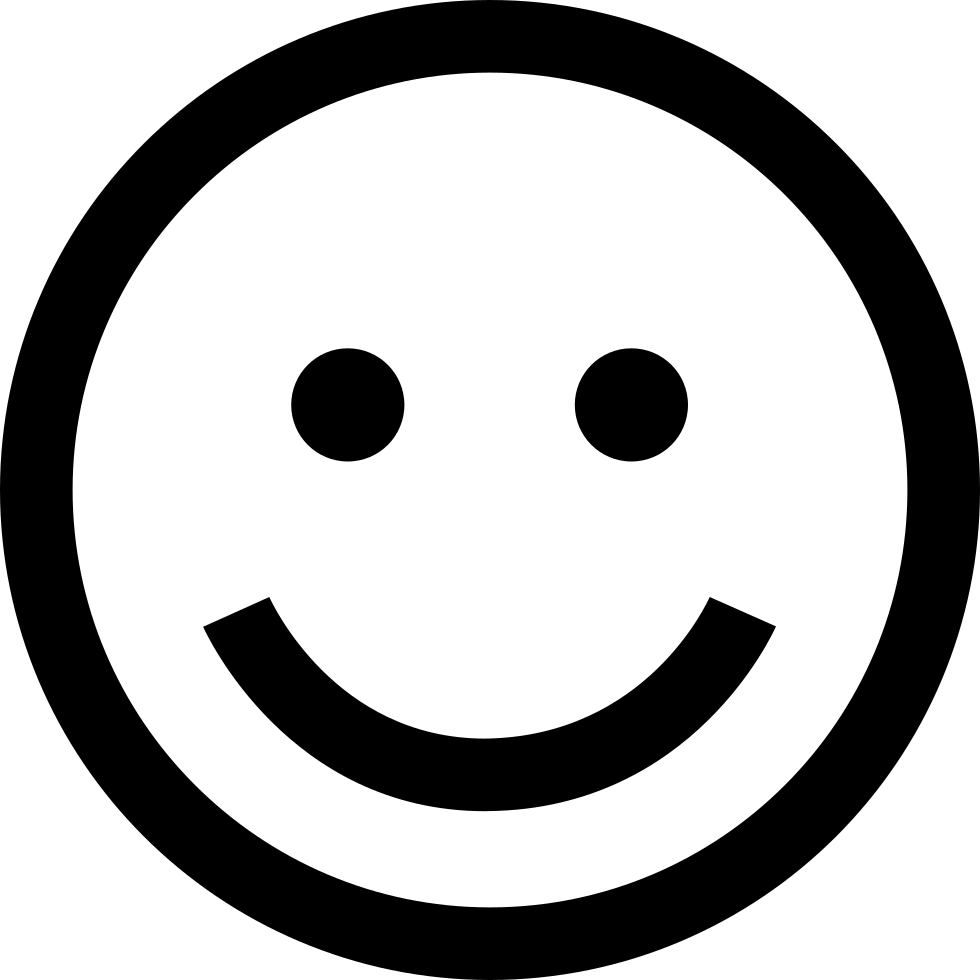 Face,Emoticon,Smile,Black,White,Facial expression,Smiley,Head,Nose,Line art,Circle,Eye,Cheek,Organ,Mouth,Black-and-white,Line,Icon,No expression,Symbol,Happy,Laugh,Oval,Pleased
