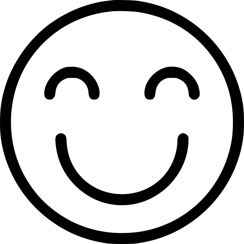 Face,Smile,Facial expression,Emoticon,Head,Nose,Line art,Line,Eye,Circle,Symbol,Icon,Black-and-white,Mouth,Oval,Smiley,Pleased,Happy,No expression