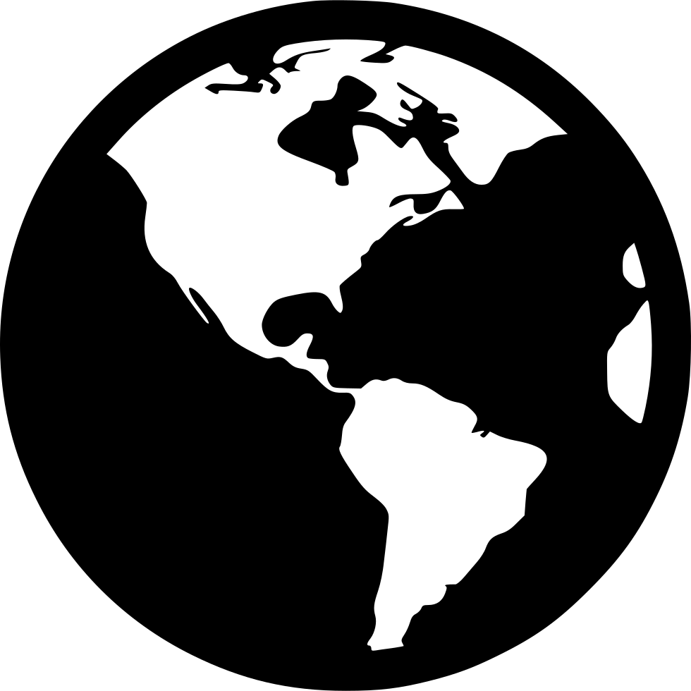 World,Globe,Black-and-white,Silhouette,Earth,Clip art,Illustration