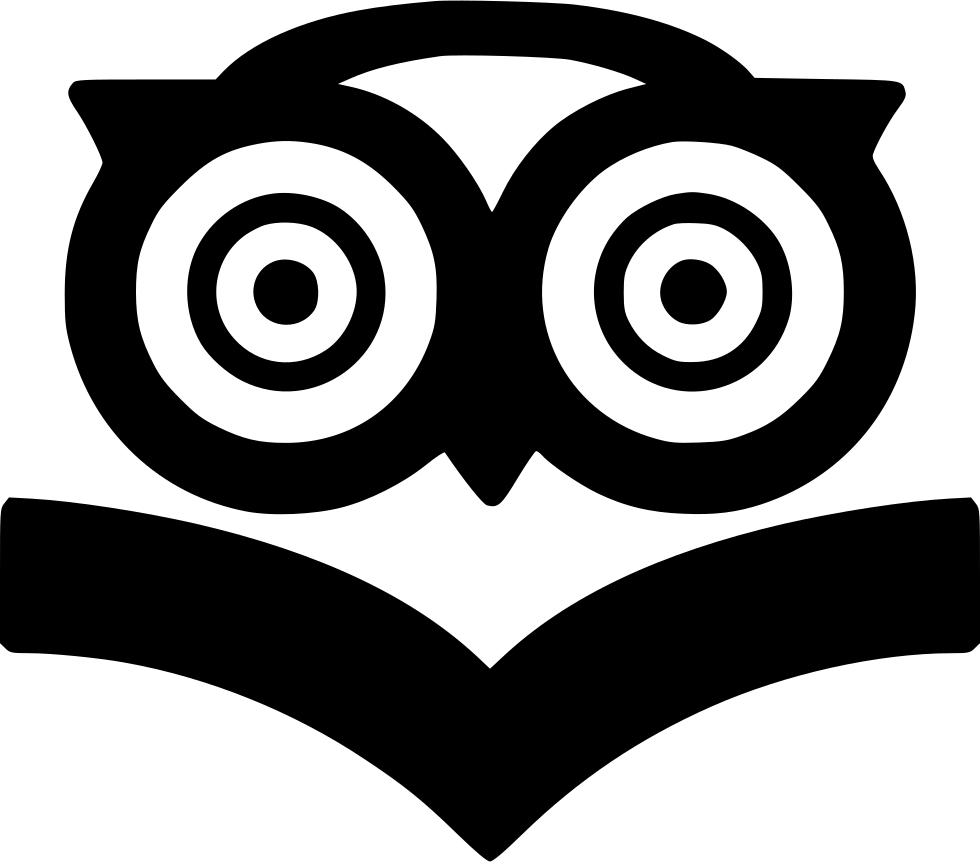 Owl,Clip art,Black-and-white,Logo,Graphics,Bird of prey,Illustration,Smile,Symbol,Coloring book