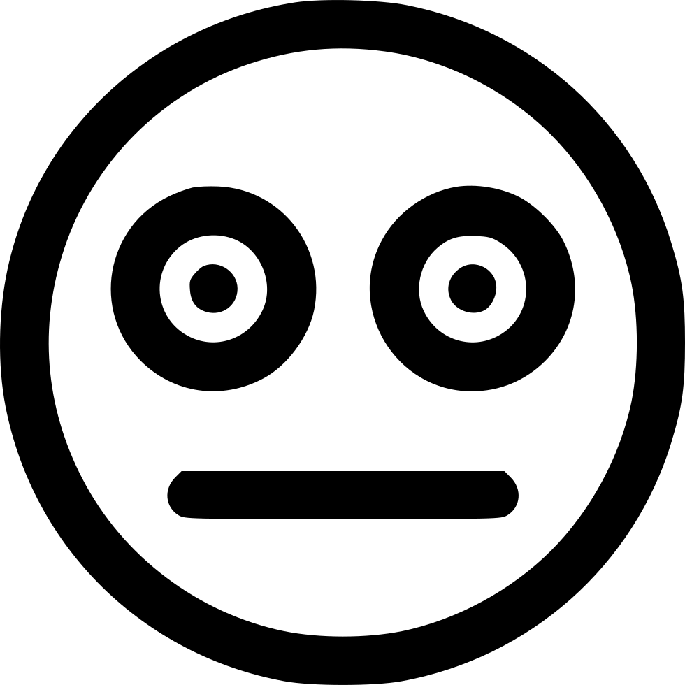 Face,Emoticon,Smile,Black,Facial expression,Head,Nose,Eye,Smiley,Line art,Circle,Organ,Clip art,Line,Mouth,Symbol,Icon,Black-and-white,No expression,Happy,Oval,Laugh,Gesture