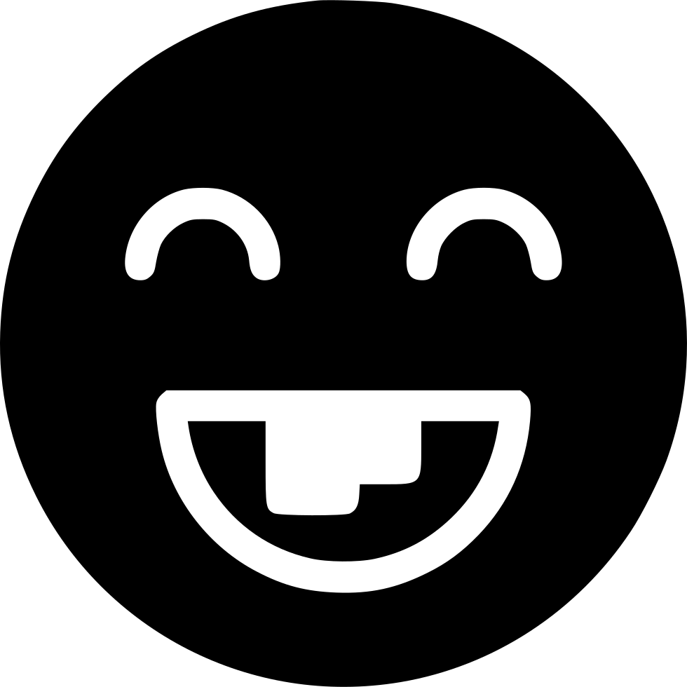 Facial expression,Smile,Emoticon,Head,Symbol,Icon,Mouth,Circle,Logo,Black-and-white,Clip art