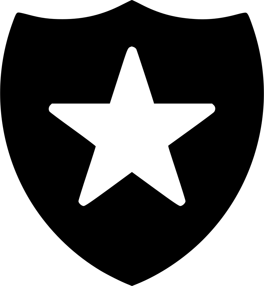Symbol,Star,Clip art,Black-and-white,Shield
