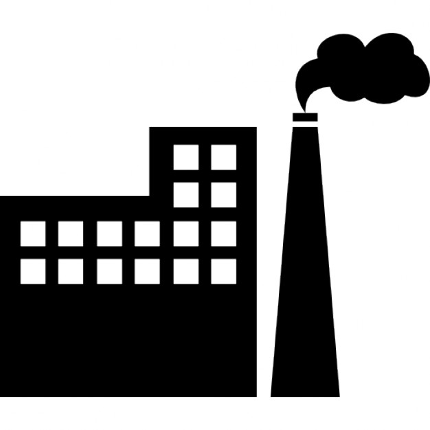 Industry, Factory, Industrial, Production, Company, Building Icon 