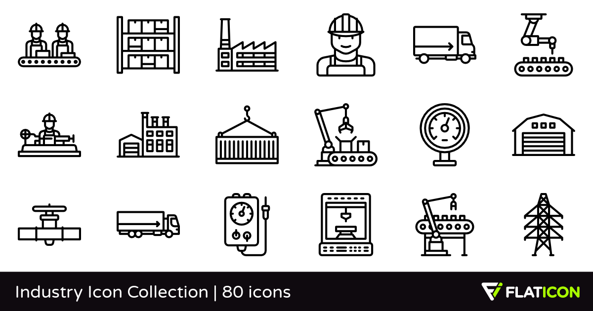 171 industry icon packs - Vector icon packs - SVG, PSD, PNG, EPS 