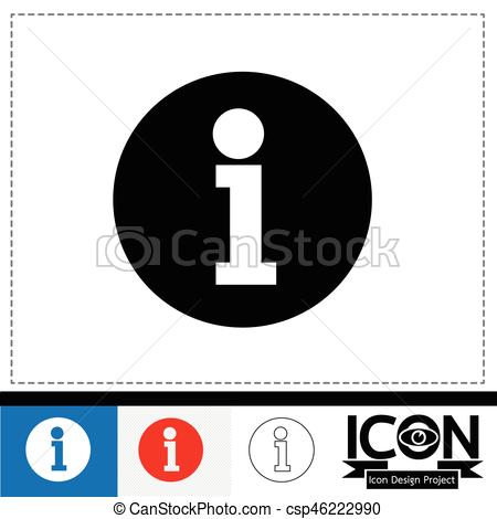 Info icon vector - Search Clip Art, Illustration, Drawings and EPS 