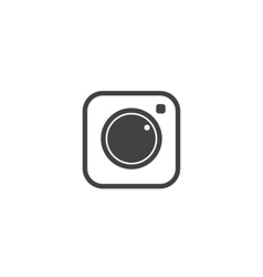 Instagram social network logo of photo camera - Free social icons