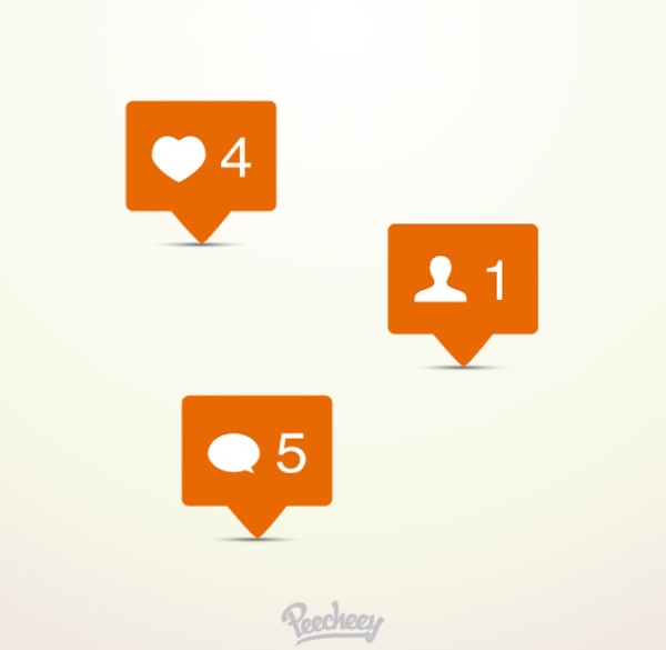 Instagram Comment Icon Vector Message Sign Stock Vector 442224019 
