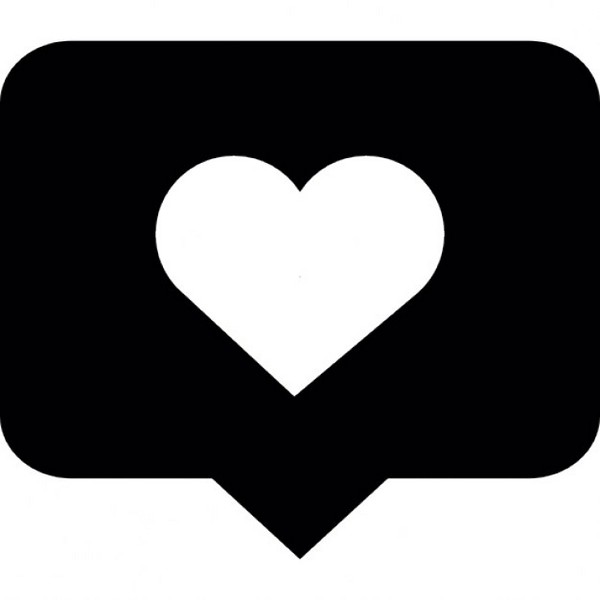 Heart, Like, notification, Instagram icon