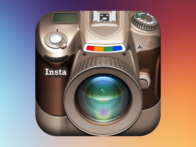 Instagram Icon iOS 7 by Christoph Gromer ???? - Dribbble