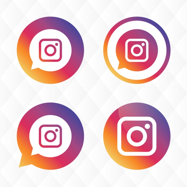 instagram, material design, icon | Material Design Social icon 
