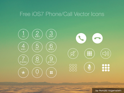Call end auricular shape, IOS 7 interface symbol Icons | Free Download