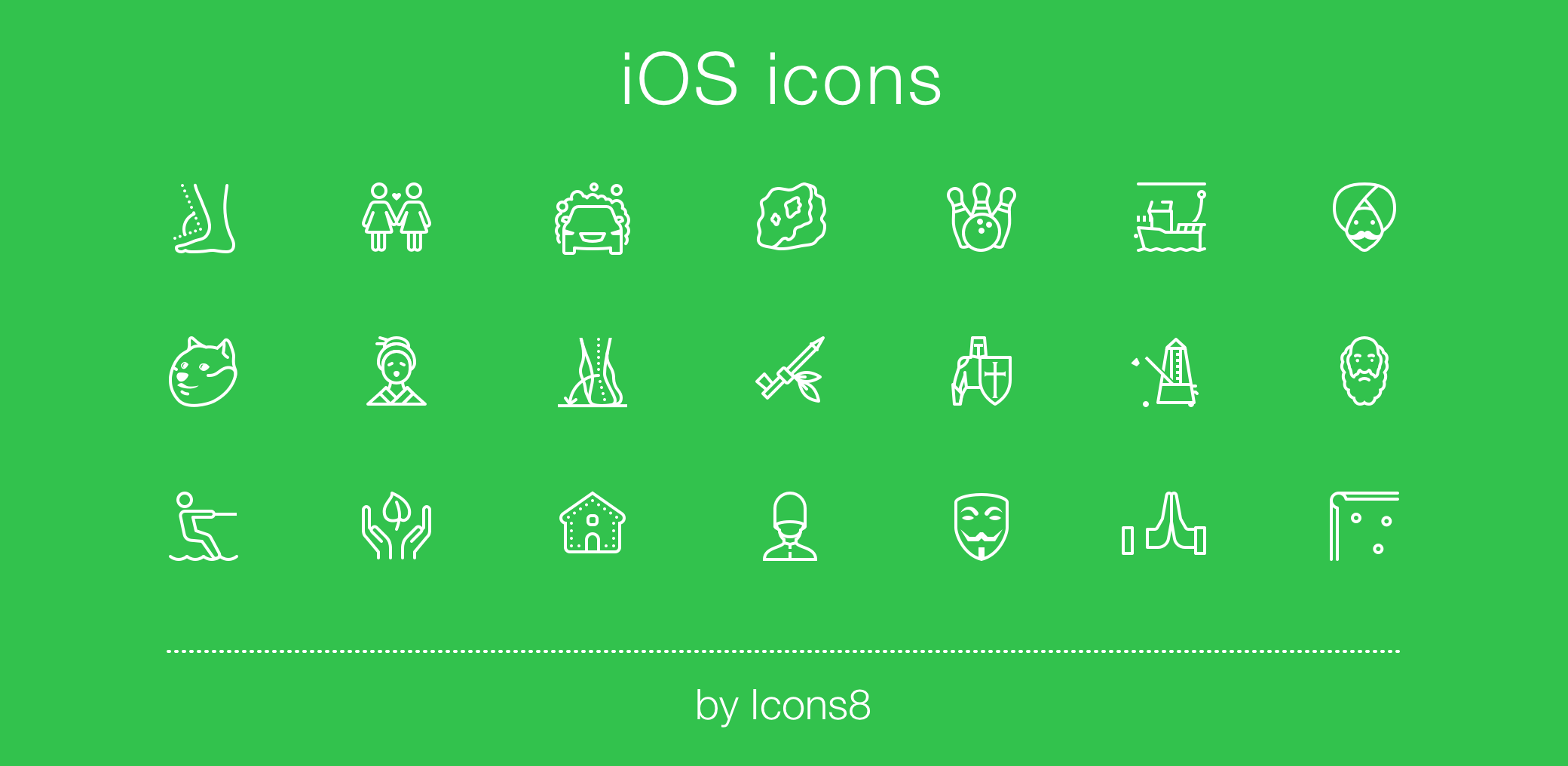 Free Line Icons Inspired by iOS7