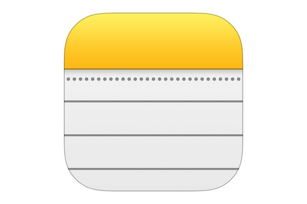 iphone notes app icon