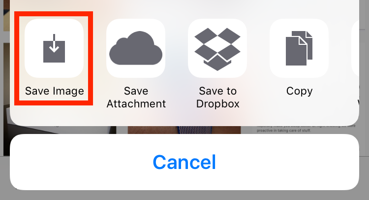 How to save email attachments to iPhone and iPad