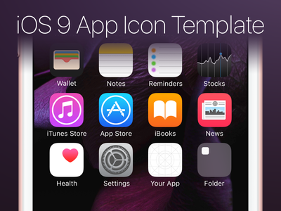 iOS 9 Icons   Wallpaper by LutschGabriel 