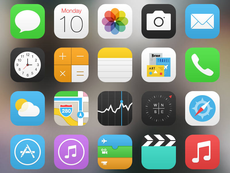 Meet The Real-World Products That Inspired The iOS 7 Icons | Cult 