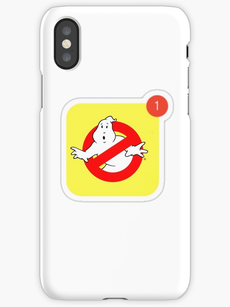 Snapchat application icon on Apple iPhone 8 smartphone screen 