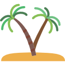 Coconut, cocos, island, leaves, marine, nature, nautical, palm 