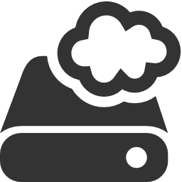 Cloud, data, iaas, infrastructure, server, service, storage icon 