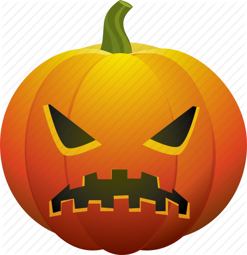 Jack O Lantern, Halloween pumpkin icon (PSD) | PSDGraphics