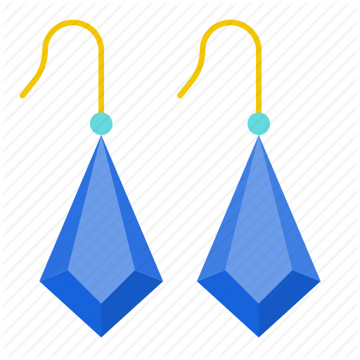 Blue,Triangle,Earrings,Fashion accessory,Cone,Jewellery