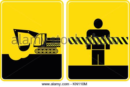 KEEP OUT ICON Stock image and royalty-free vector files on 