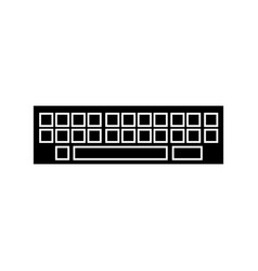 Black keyboard icon - Free black computer hardware icons