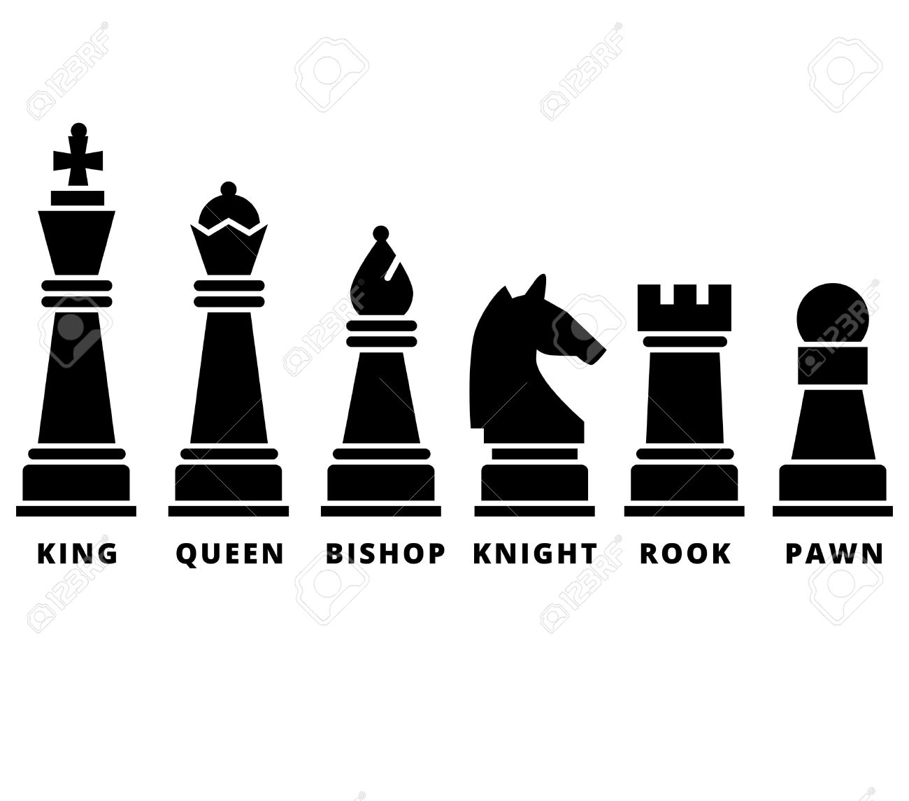 Chess King Simple Icon On White Stock Vector 218496976 - 