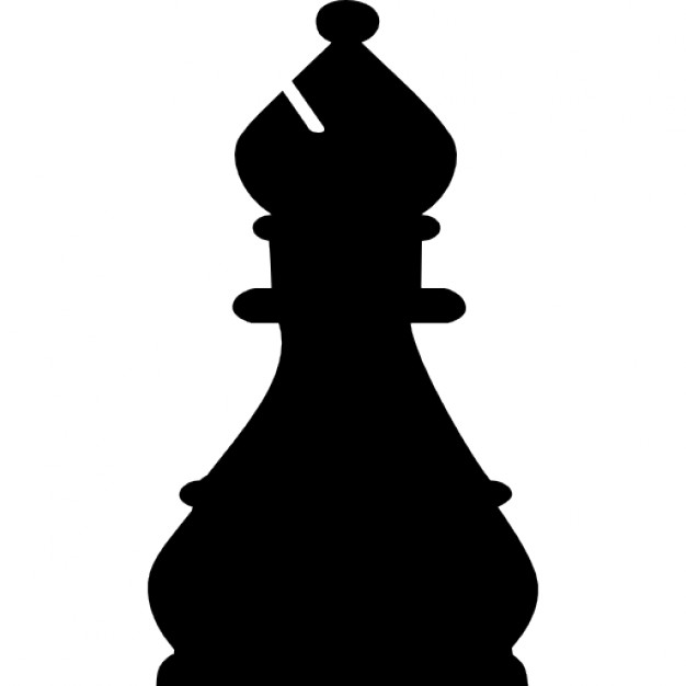 King flat black icon object of chess pieces Vector Image