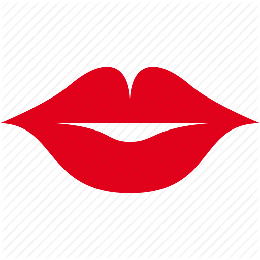 Classic Emoticons Face Throwing A Kiss Icon  Style: Simple Black