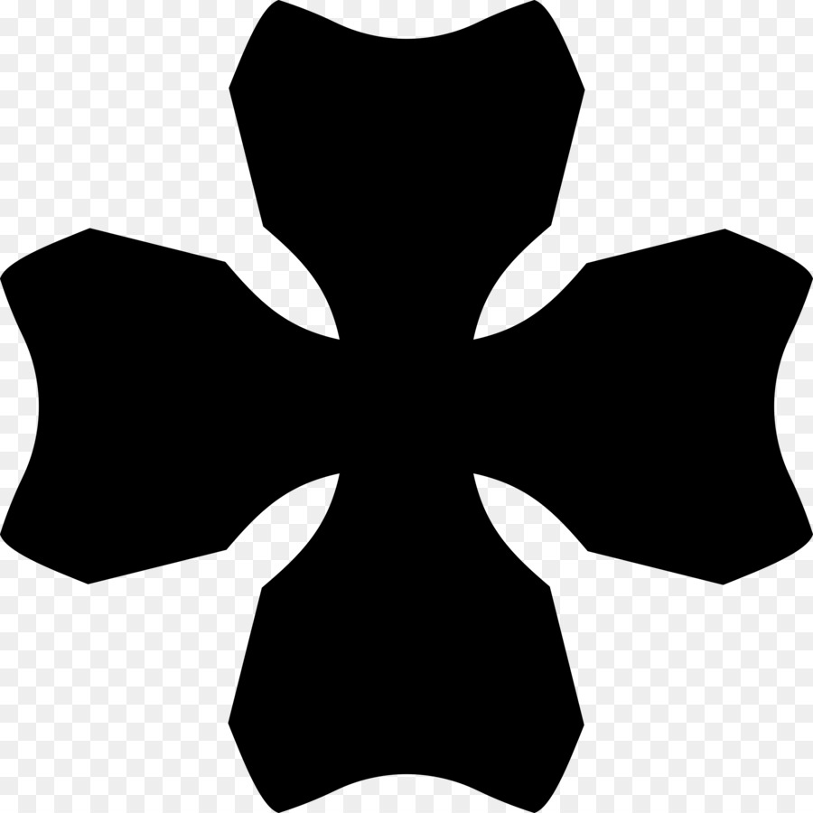 Cross,Symbol,Plant,Black-and-white