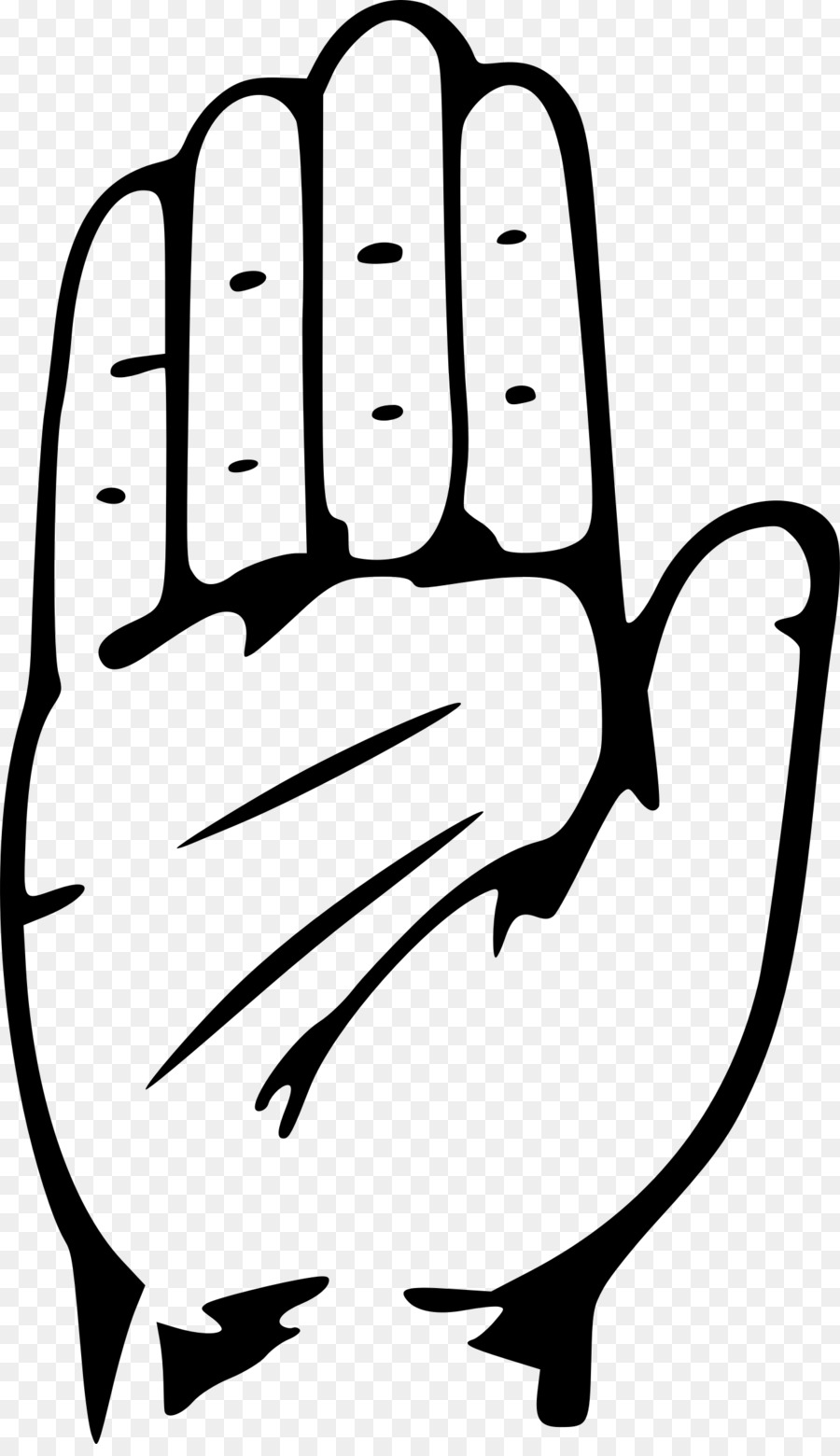 Line art,Finger,Hand,Coloring book,Clip art,Black-and-white,Thumb,Gesture