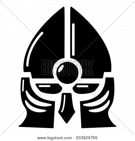 Iron Helmet Of The Medieval Knight Vector Icon Royalty Free 