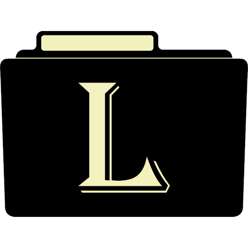 L Black Icon - Alphabet Icons 