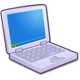 Flat laptop icon design - Transparent PNG  SVG vector