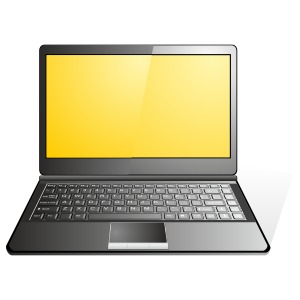 Laptop icon vector | Download free