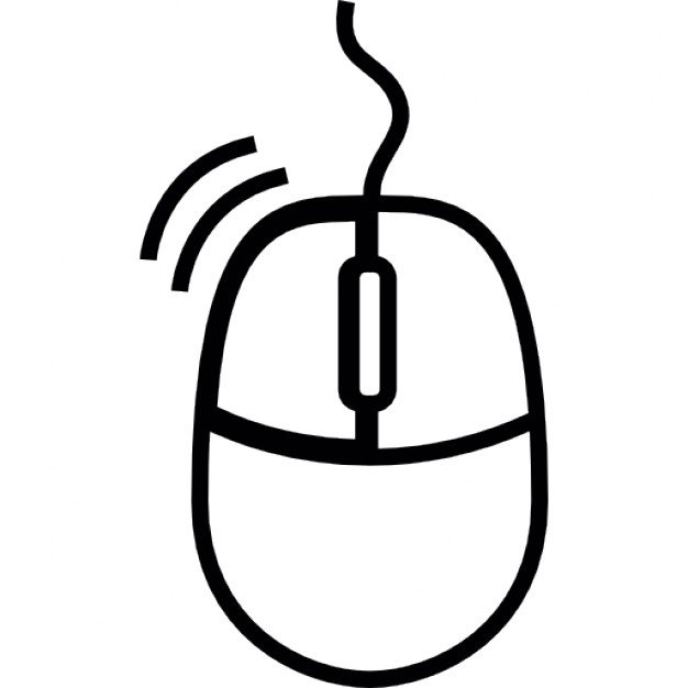 Computer Mouse Click Buttons Icon Stock Vector - Illustration of 