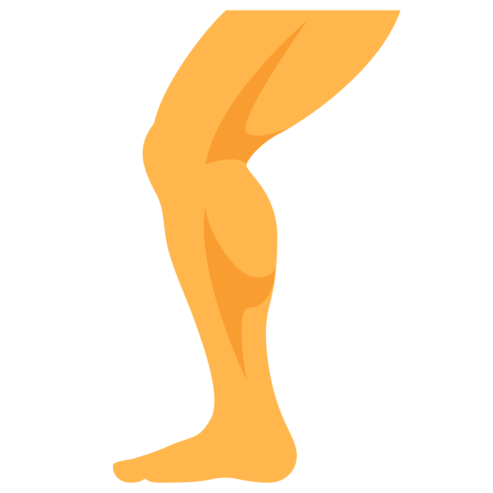 Free tan leg icon - Download tan leg icon