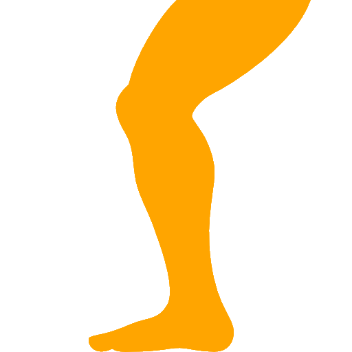 Free orange leg icon - Download orange leg icon