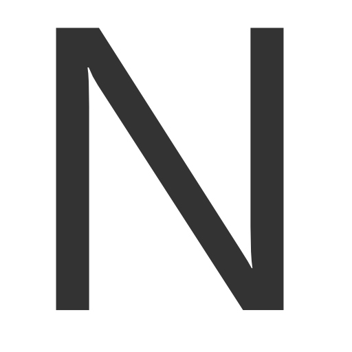 Letter N Icon | Alphabet Iconset | Ariil