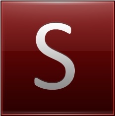 Free red letter S icon - Download red letter S icon