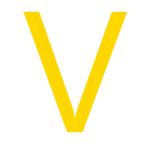 Letter V gold Icon | Multipurpose Alphabet Iconset | Supratim Nayak