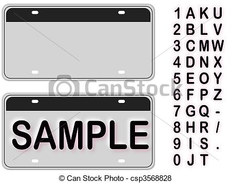 License, license plate, plate, road trip, roadtrip, vanity icon 