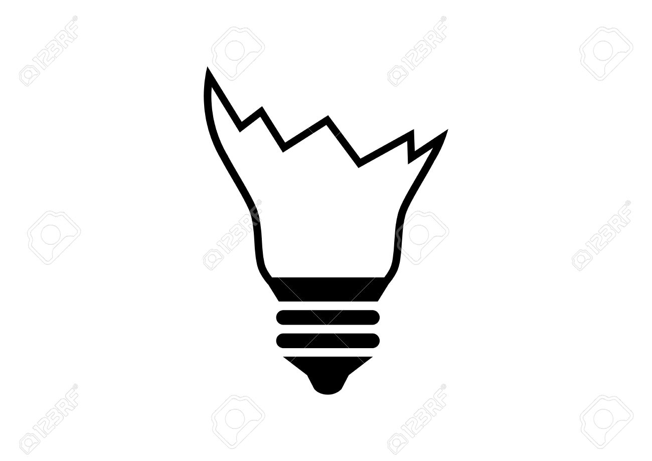 Lightbulb Icon Royalty Free Cliparts, Vectors, And Stock 