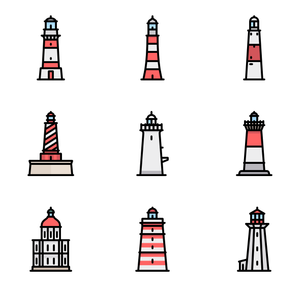 Lighthouse Icons - 419 free vector icons