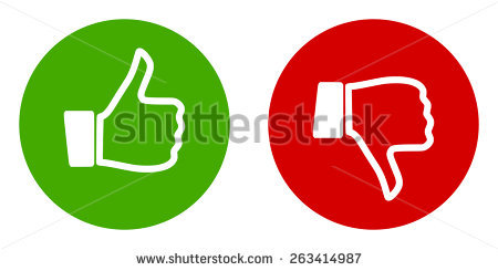 Like Dislike Icon Button. stock vector. Illustration of button 